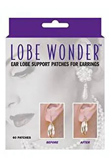 Lobe Wonder Ear Lobe Support Patches for Earrings 60 Ct